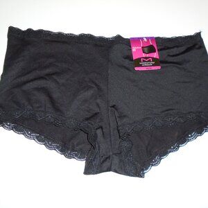 NEW WOMENS MAIDENFORM 40760 TAGLESS BOYSHORT UNDERWEAR PANTIES PLUS SIZE 9 2XL